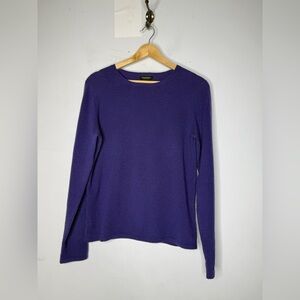 philosophy dane lewis cashmere sweater Purple Crew Neck Size Medium